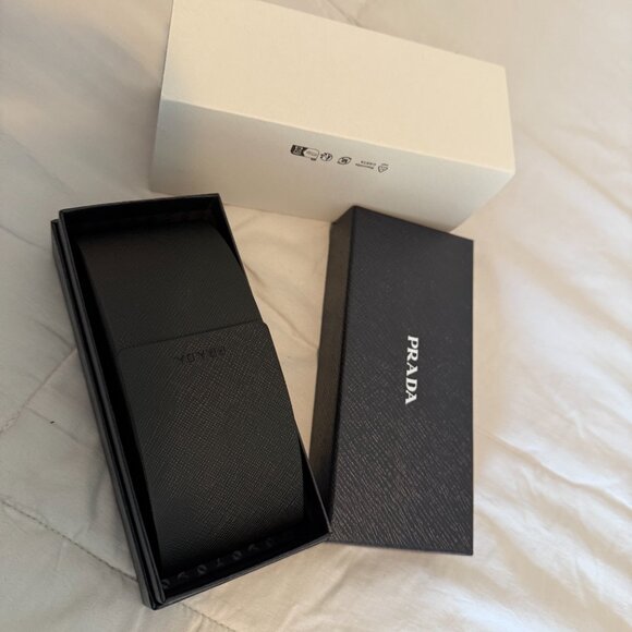 Prada Sunglasses in Pale Gold/Dark Grey - Picture 7 of 8